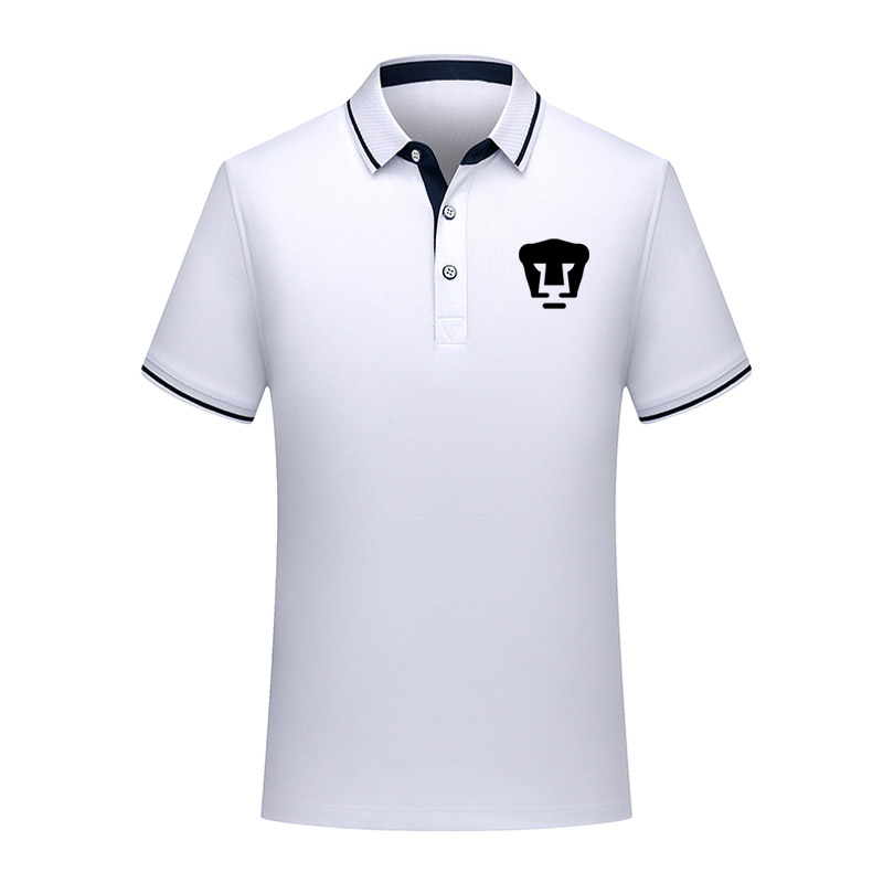 2020 LIGA MX UNAM Polo Shirt Football Short Sleeve polos Fashion sports training Polos Football Soccer T-Shirt Jersey Men's Polos
