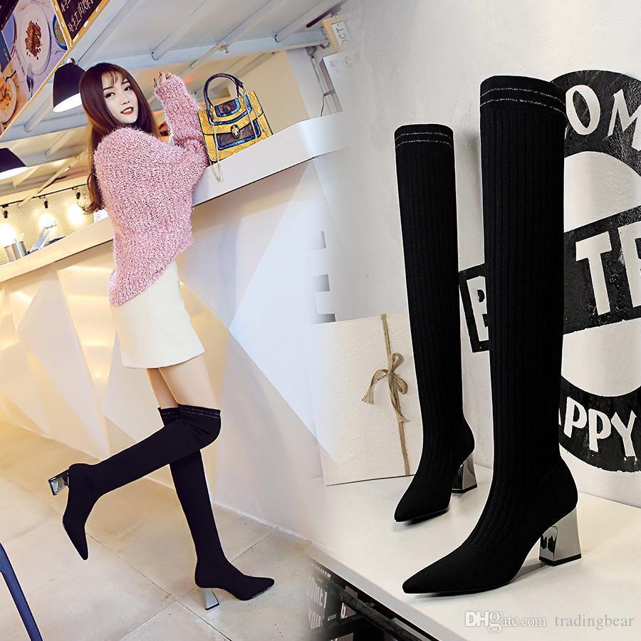 trendy thigh high boots