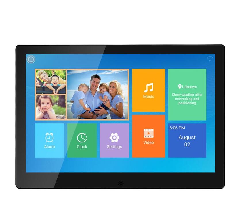 APP Control WiFi 10.1 Inch Digital Picture Frame 1280 x 800 IPS Press Screen 1G+16G Smart Android System Cloud Photo Frame with Detachable Holder Color : Black