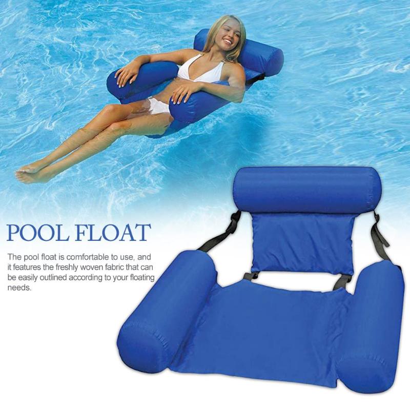 

Pool Floats For Adults Inflatable PVC Pool Floats Bed Durable Inflatable Swimming Lounge Light Weight Foldable Seat