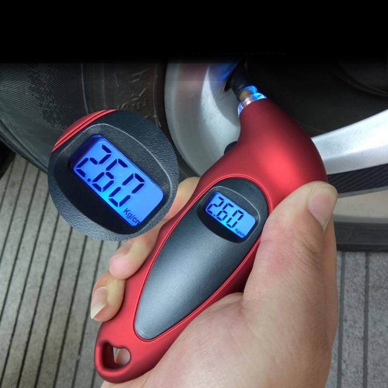 

Digital Car Tire Pressure Gauge 0-150 PSI Backlight LCD Air Pressure Gauge Tester Bicycle Bike Car Tire Diagnostic Tool