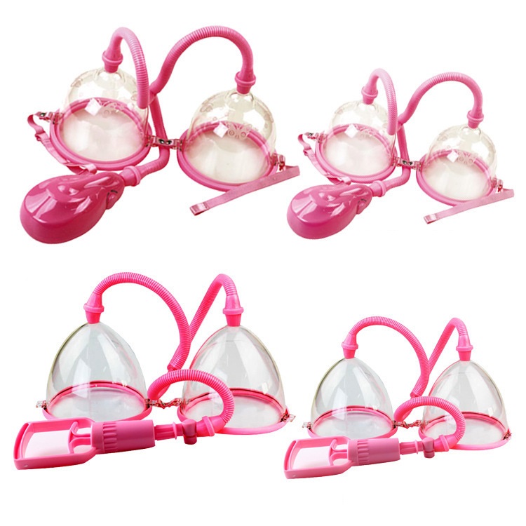 

Automatical & Manually Breast pump enlarge with 2 cups Small & Large size Breast enlargement vacuum sucked cup with retail box