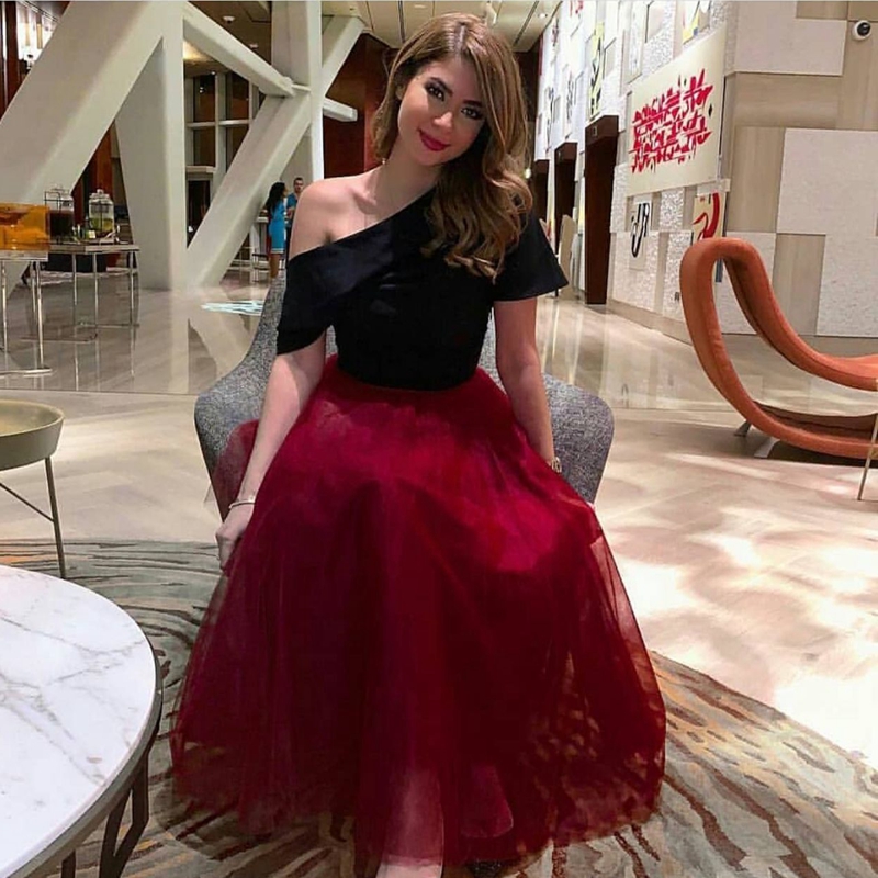 

New Arrival Black Red Short Evening dress 2020 Formal dress party Robe soiree abendkleid ever pretty Prom evening dresses, White