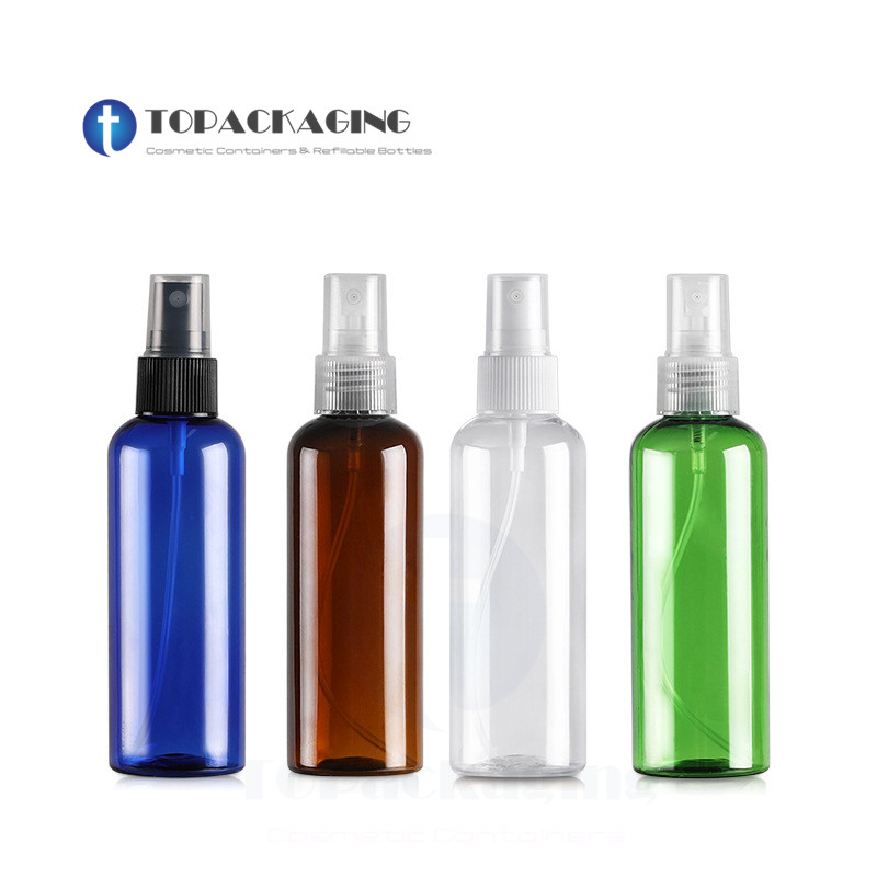 

30PCS*100ML Spray Pump Bottle PET Plastic Cosmetic Container Sample Empty Perfume Packing Fine Mist Atomizer Parfum Refillable