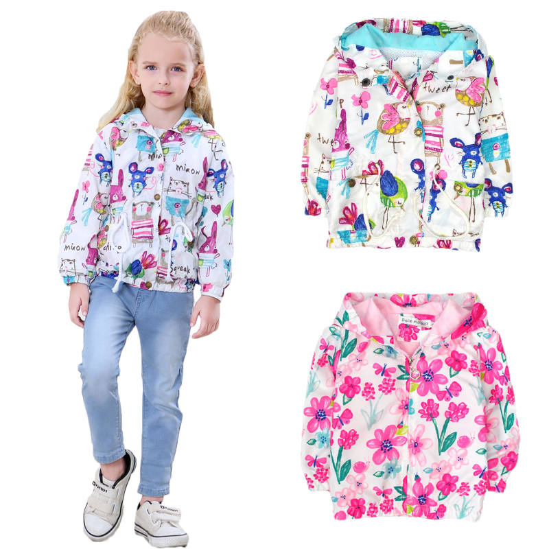 

Spring New Cotton Baby Girls Coat Spend Three Flowers Lollipops Dot Jacket Cardigan Kids Children Clothing Autumn, Pink
