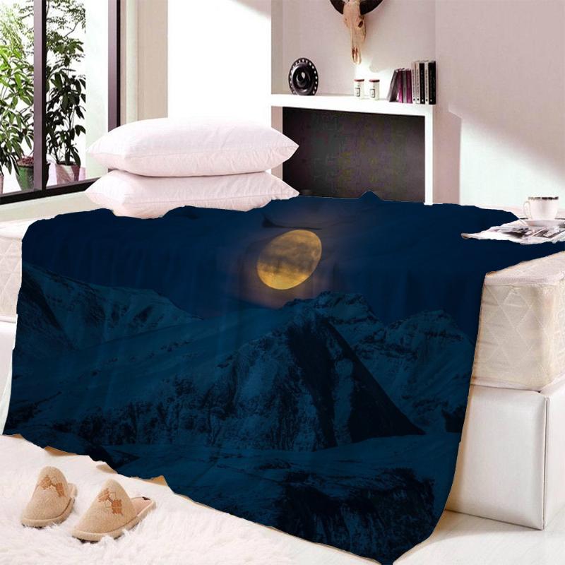 

Scenery 3D Print Blanket for Adult Fashion Casual Wearable Sofa Plush Fleece Throw Blanket Home Office Bedspread Quilts