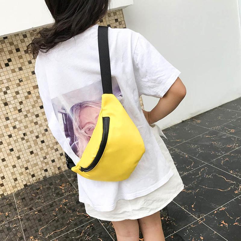 

Waist Bag Girl Fashion Children's Bag Waist Chest Coin Purse Snack Pack Messenger Shoulder Bags New Fashion Design, Black