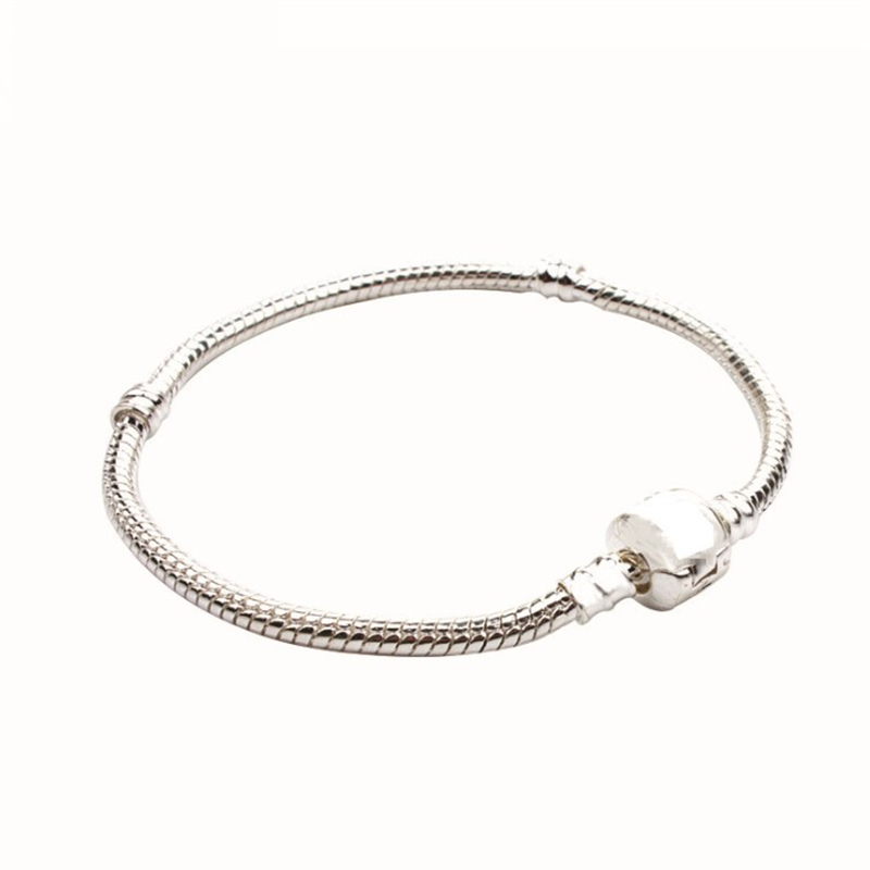 

Snake Chain Bracelet or Bangle For DIY Charm Bead Fashion Women Jewelry Stunning Design European Style