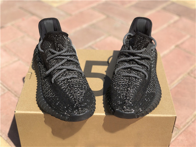 

2019 Top Originals s350 V2 Static Black 3M Reflective Authentic Triple GID Glow In The Dark Kanye West 3500 Men Running Shoes EF2567 FU9013, Black red