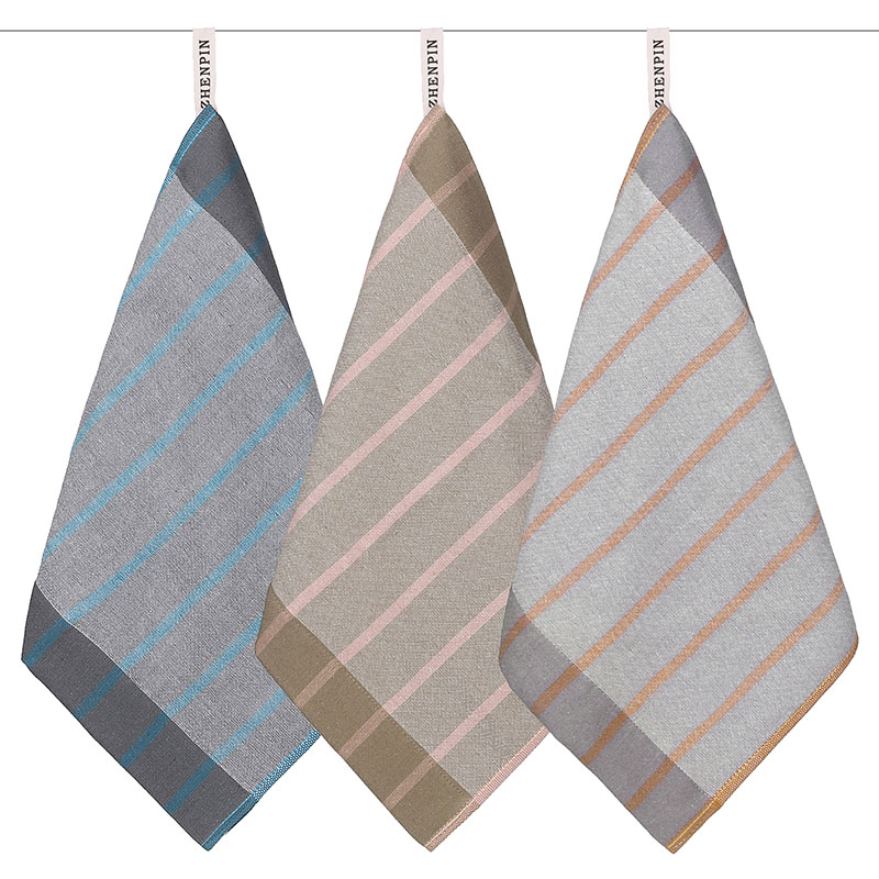 

1 Pack 3PCS Kitchen Cleaning Cloth Cotton Microfiber Dish Towel Absorbent Household Tableware Washing Towels Dishes Drying Cloth