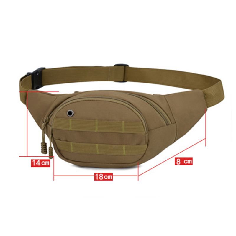 

Multifunctional Outdoor Sports Camouflage Waist Bags Mountaineering Running Mobile Phone Bags H7JP, Army camo