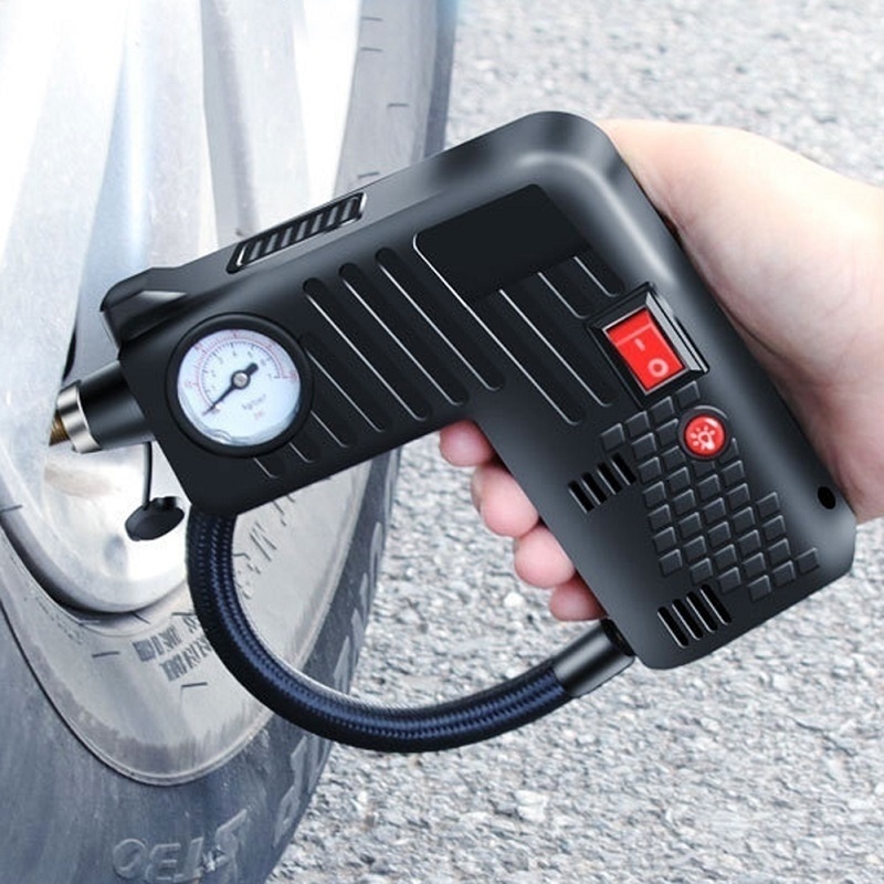 Compresor de aire 12V 100PSI Portátil Bomba de coche Inflador de neumáticos