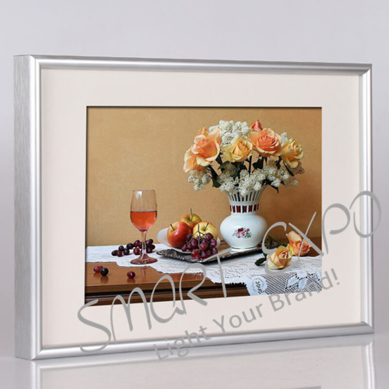 

Aluminum Metal Frame Large Size Poster Box Advertising Exhibition Display Box with Customized Sizes (E09A7 H25mm)