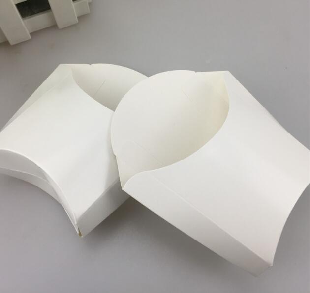 

50pcs Disposable Brown/White/Stripe Fries Box Chicken Burger Popcorn Packaging Box Oil-proof Packaging Party Supplies