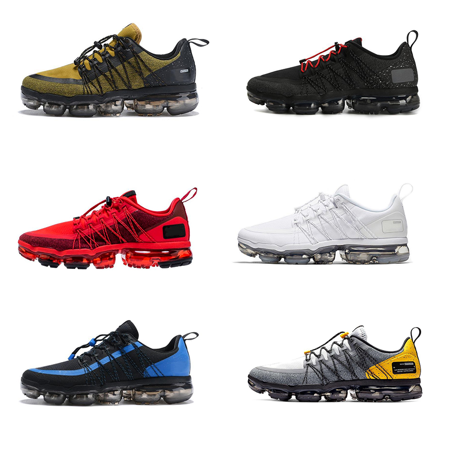 

2019 Laser Fuchsia RUN UTILITY running shoes for men triple white black REFLECTIVE Wolf grey mens trainers sports sneakers 40-45
