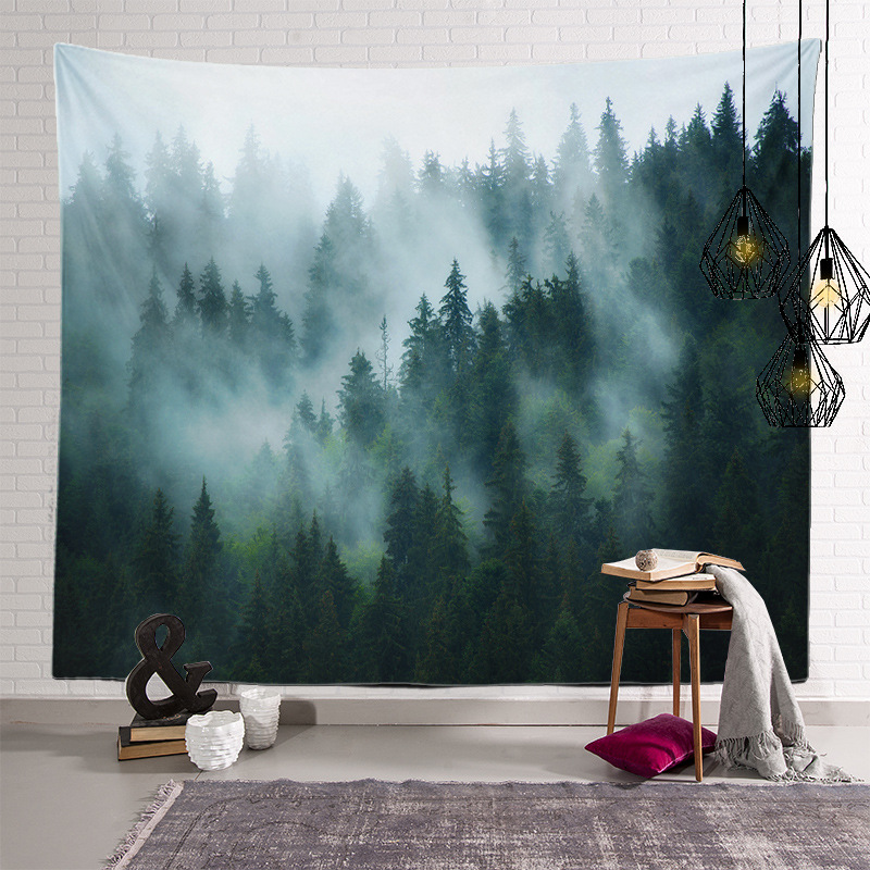 

Creative 3D Printing Concise Mountain Pattern Tapestry Wall Hanging For Home Decoration Living Room Bedroom Wall Art Large size