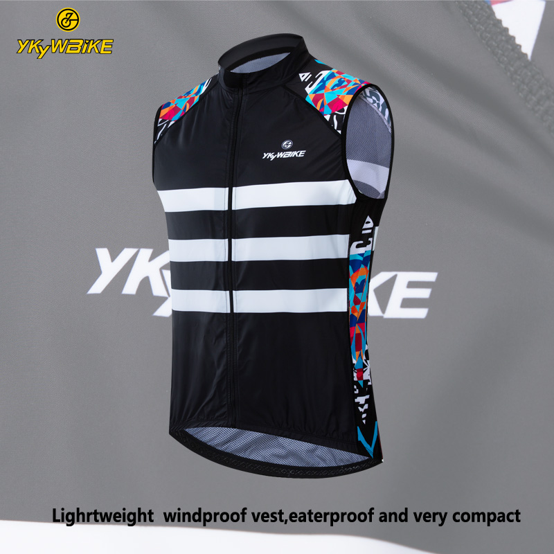 

YKYWBIKE CYCLING Sleeveless Bike Vest Windproof Cycling Riding Rock Climbing Windproof Cool Vest -3XL, As pic