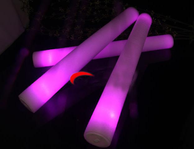 

LED Light Sticks New Foam Props Concert Party Flashing LED Light Luminous Sticks Christams Festival Children Toys Gifts DH0323