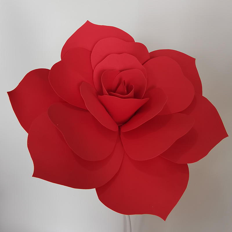 

Giant PE Foam Rose Artificial Flowers Christmas Fake Flower Decoration Home Wedding Decor Garden Fall Decorations Display Flores, Red