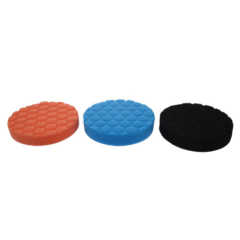 

3x Hex-Logic Buff Buffering Polishing Pad kit For Auto Car Polisher 6 inch