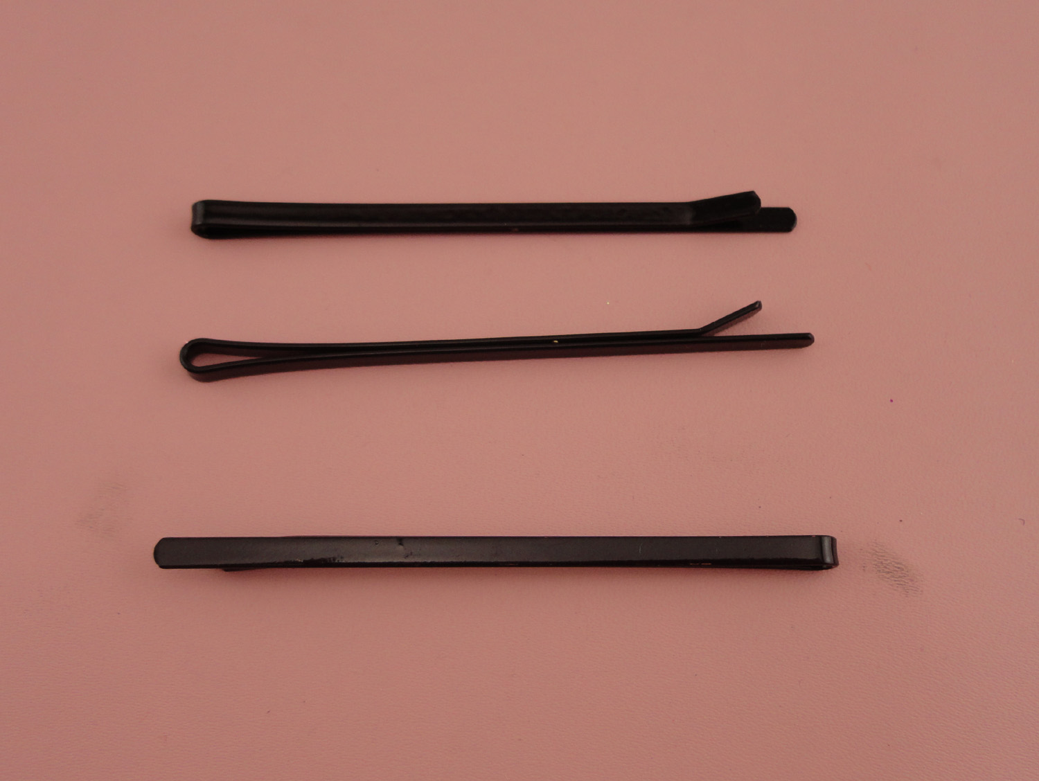 50PCS 3.0mm*7.0cm 2.75&quot; black plain flat metal bobby pins at nickle free and lead free,Metal hair barrettes pins slides-image-454400530