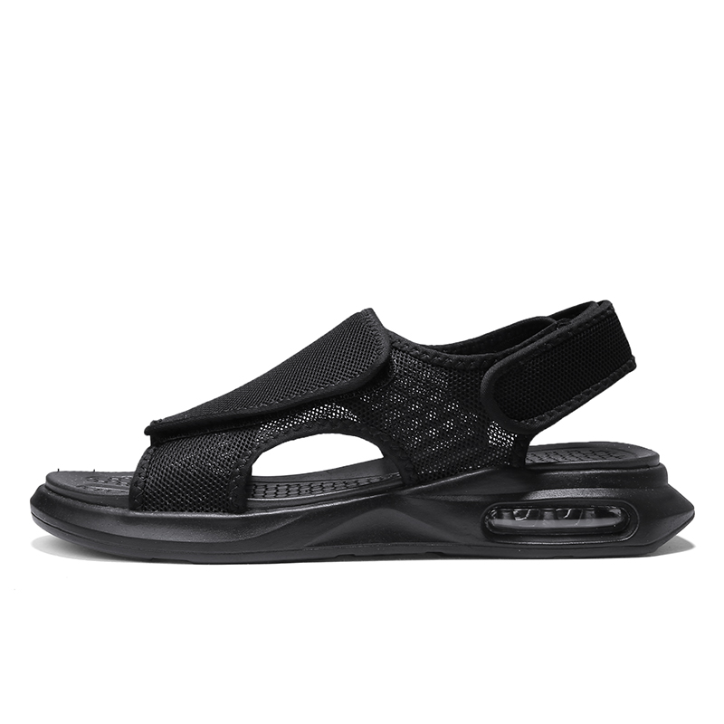 

sandles mountain hollow walking men slip luxury sandale outdoor cuero casual shoes for summer comfort samool mens mens shoe big, Black