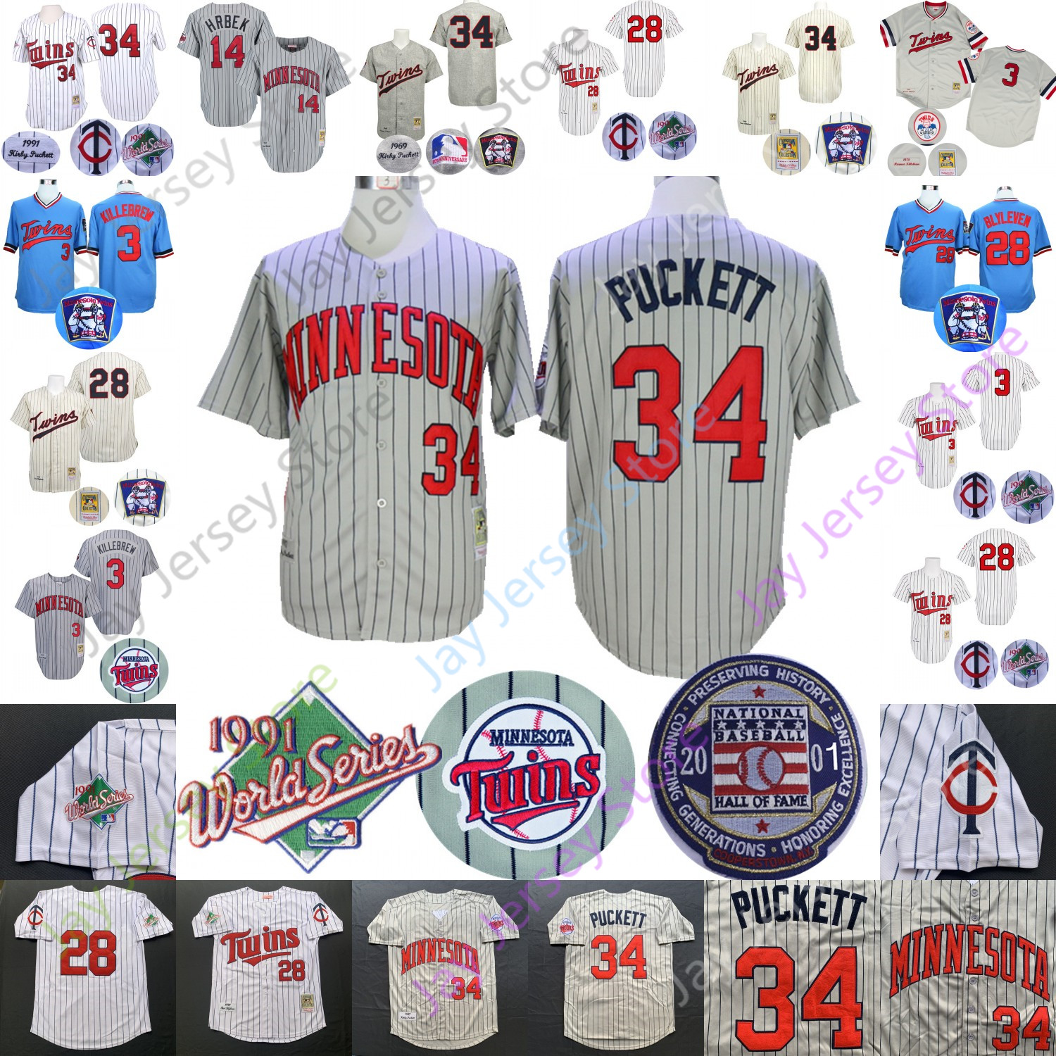 kirby puckett jersey for sale