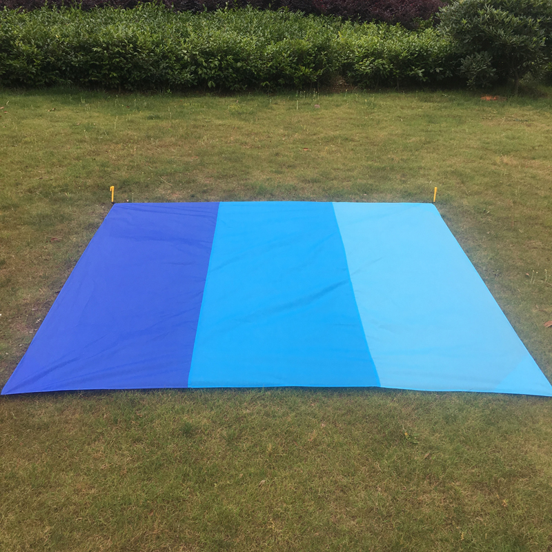 

Beach Blanket Sand and water proof &Compact pocket picnic mat for outdoor, Sky blue