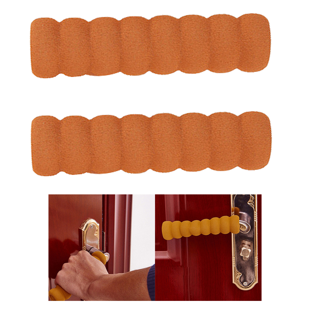 

2pcs foam door handle cover door knob protective sleeve for home office