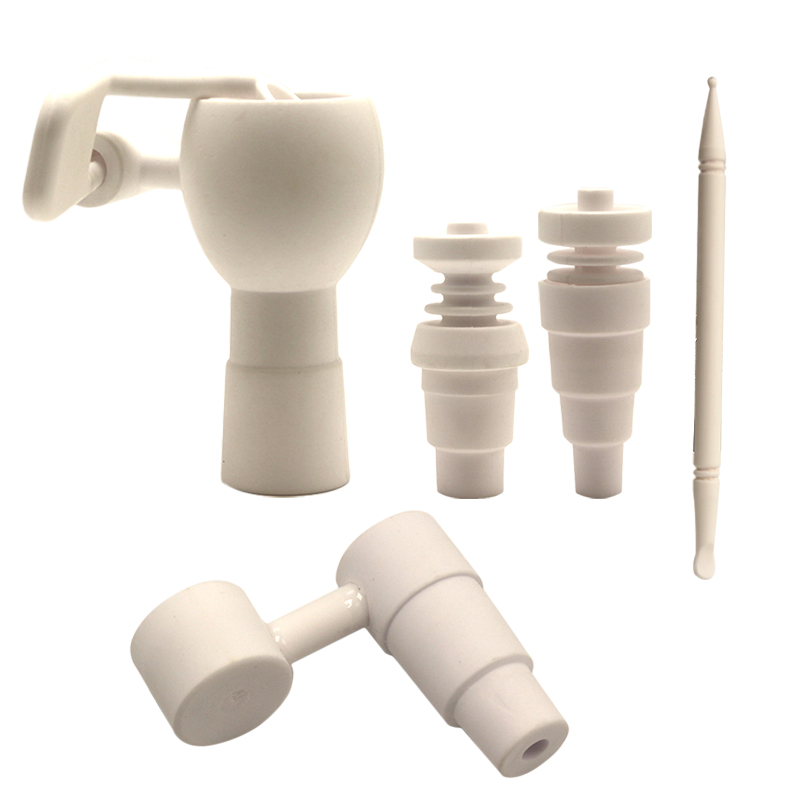 

Vaping_Dream CE008-CE011 Smoking Accessories Ceramic Bangers Nail Carb Cap 10mm/14mm/18mm Glass Water Bongs Dab Rig Bong Tool