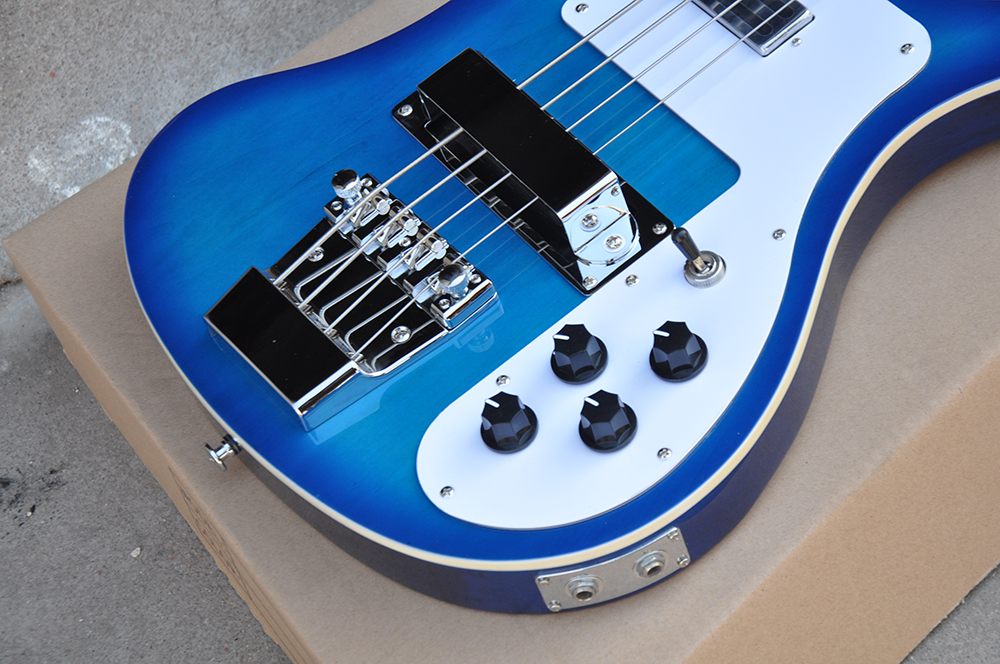 

Standard guitar ) 4003 four string electric bass blue )^ )