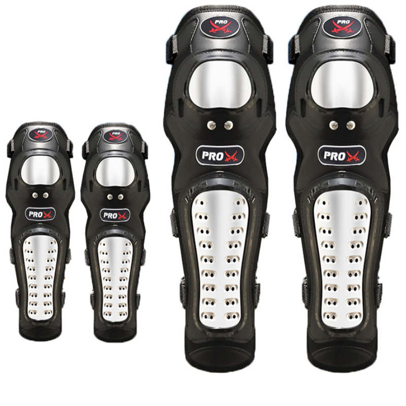 

Motocross riding protection equipment riding knee pads elbow pads four-piece knee two-piece stainless steel protective gear