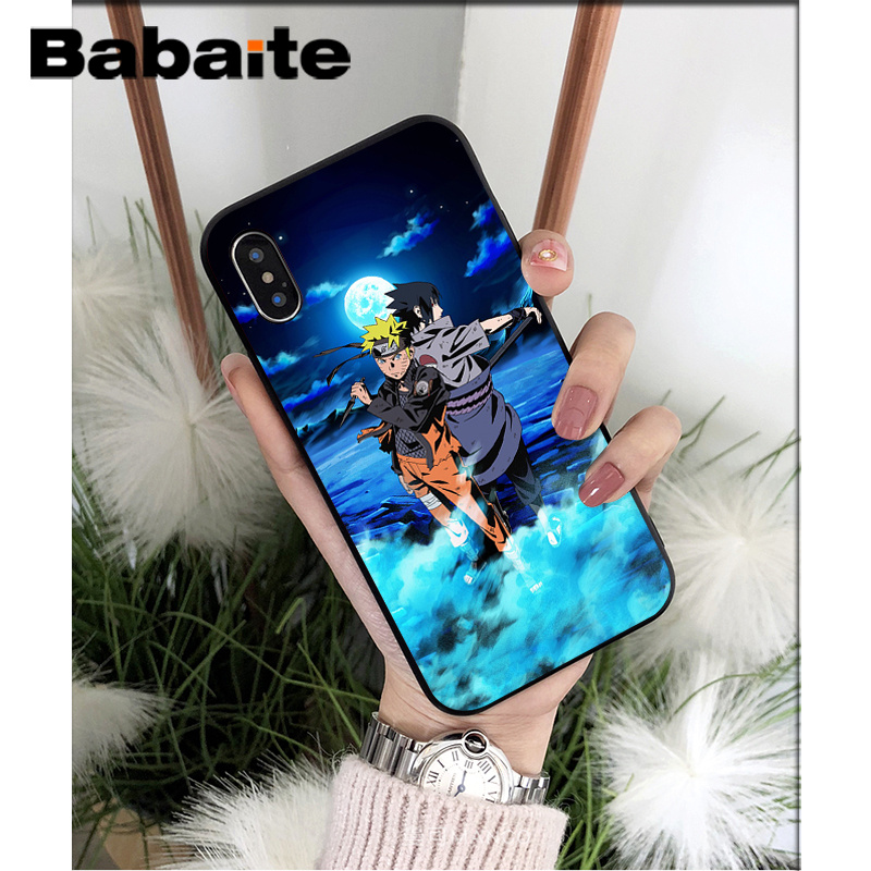 

Anime Naruto Uchiha Sasuke TPU Soft Phone Case Cover For iphonePhone 7 6 6S 8 Plus 5 5S SE XR X XS MAX Coque Shell