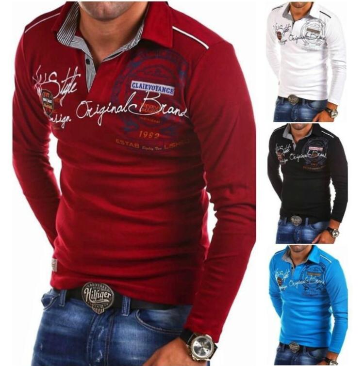 

2020 Luxury Designer Mens Polos 2020 Brand Polo Shirts for Mens Tees Shirts Pullover Men Tops Clothing 4 Colors Size S-3XL Optionals, Black