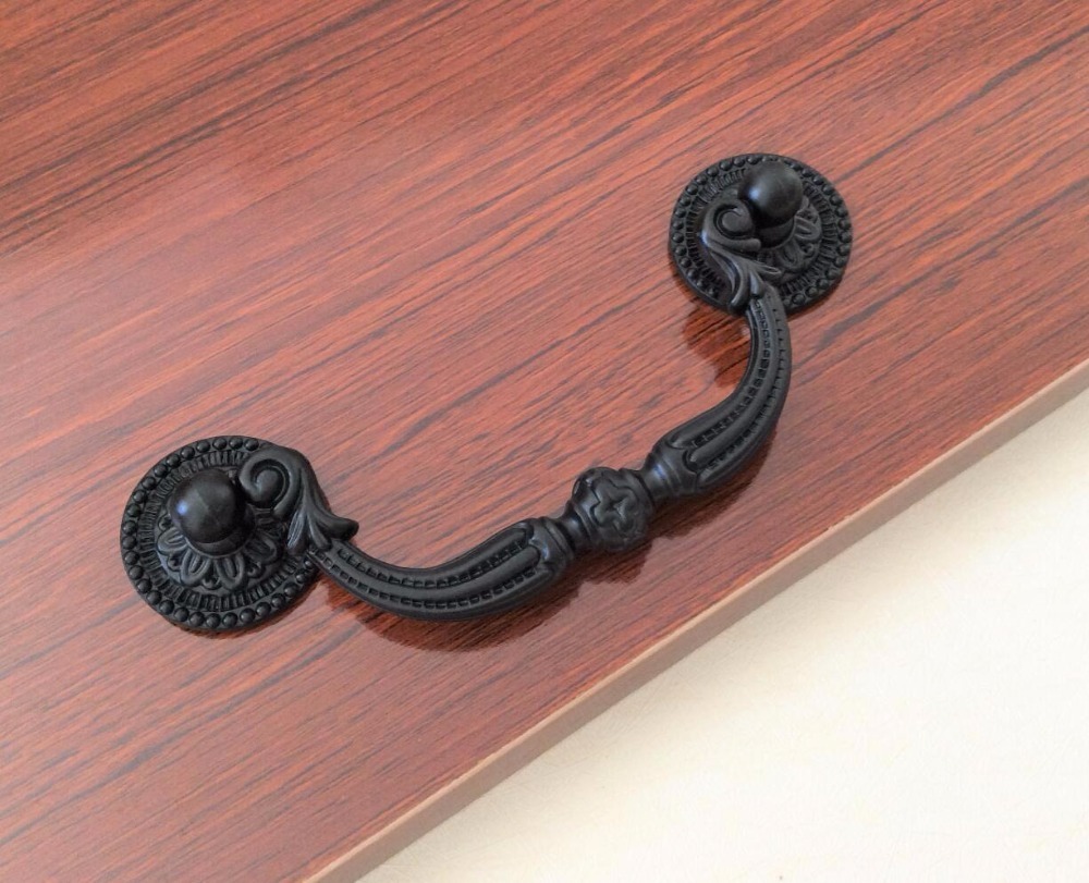 2020 Unique Drawer Pull Dresser Handles Chic Black Bail Pull Door