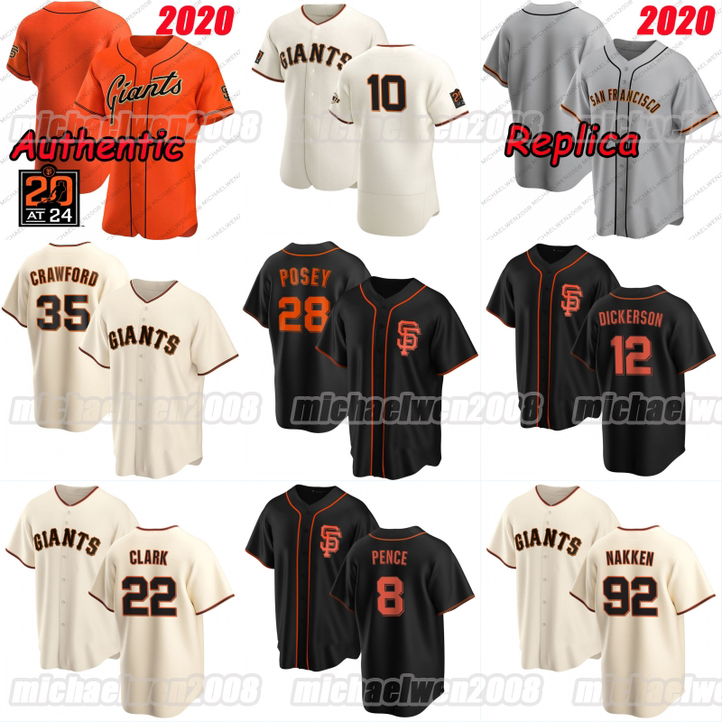 

2021 baseball Jersey Anniversary Buster Posey Brandon Crawford Belt Hunter Pence Yastrzemski Alex Dickerson Evan Longoria Alyssa Nakken, Womens/2020 black