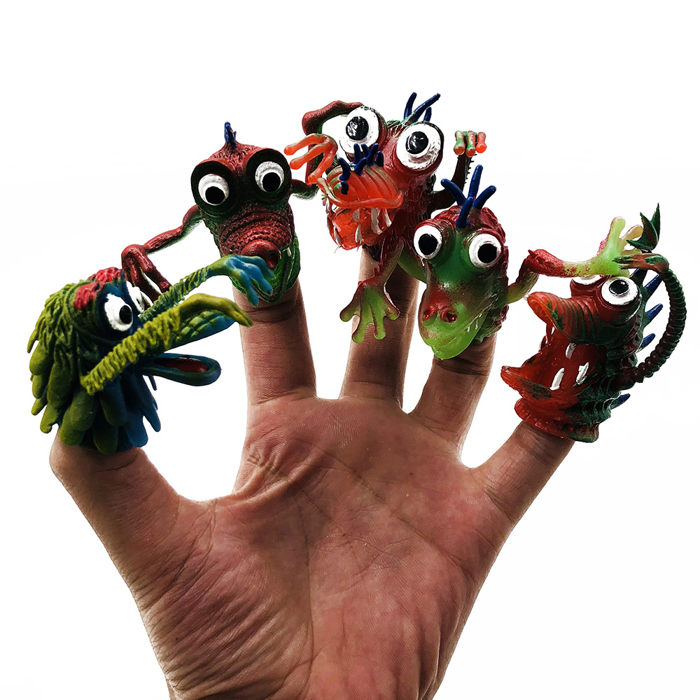 Home & Garden Party Gags & Tricks 6pcs Scary Zombie Finger Puppets For