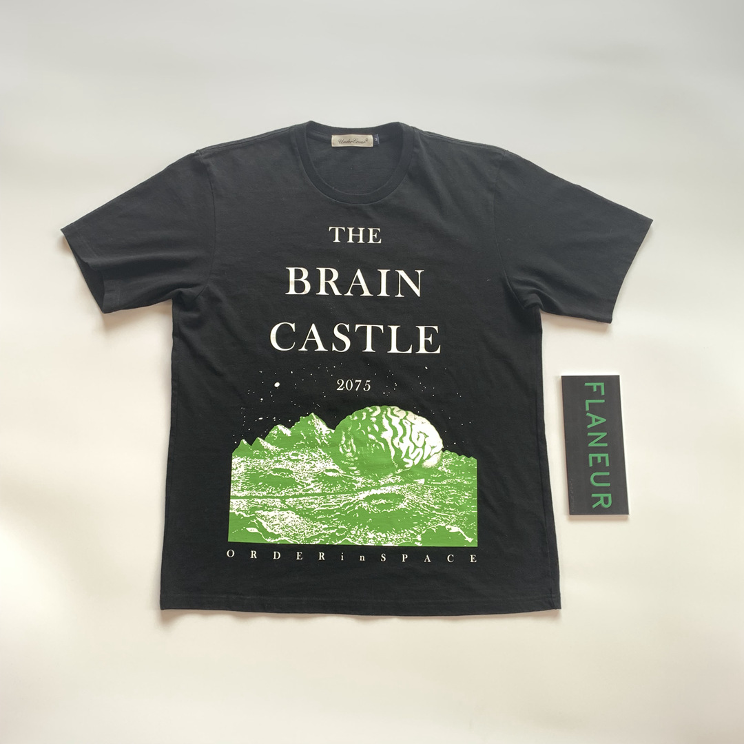 

Summer Mens T Shirts UNDERCOVER THE BRAIN CASTLE2075 ASAP Rocky Fashion Long Sleeve Cotton Casual, Black