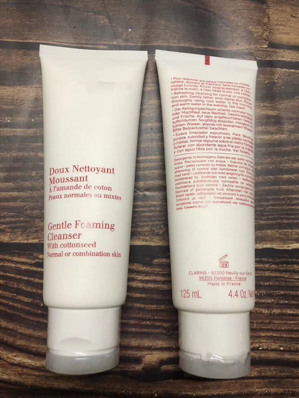 

dropshipping doux nettoyant moussant gentle foaming cleanser with cottonseed normal or combination skin facial cleansing cream 125ml 4.4oz