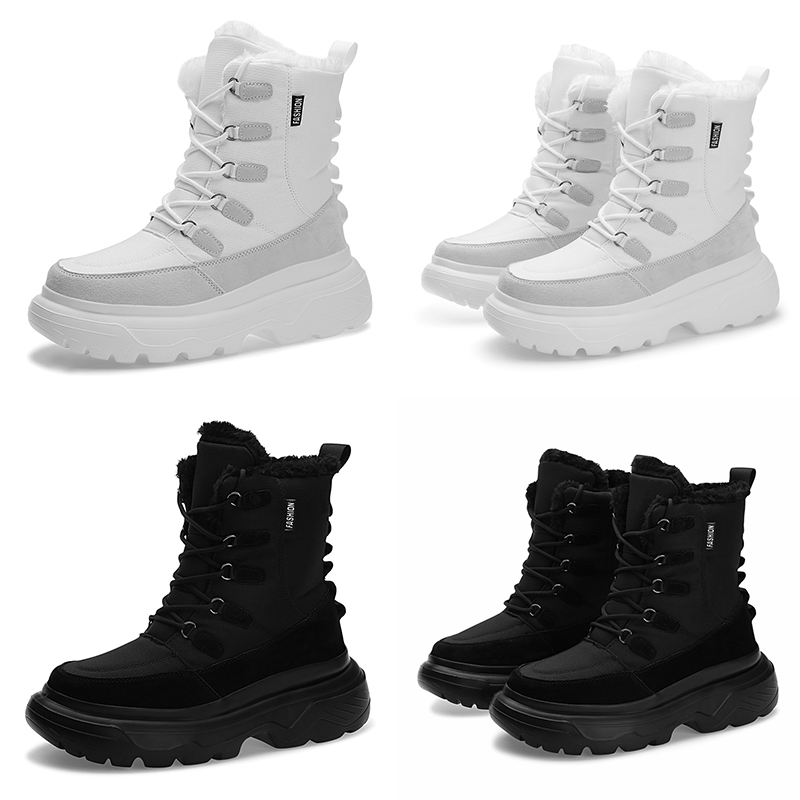 

2020 warm lithe soft winter designer lace type5 triple white black red man boy men boots mens Sneakers Boot trainers outdoor walking shoes, Color#1