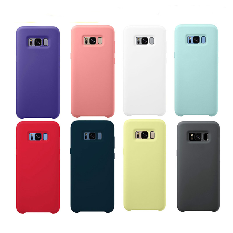 

Original Liquid Silicone Case Silky Soft-Touch Shell Cover For Samsung Galaxy S20 S10 Lite/S10E S8 S9 NOTE 8 9 10 With Box, Mied colors(leave a message to us)