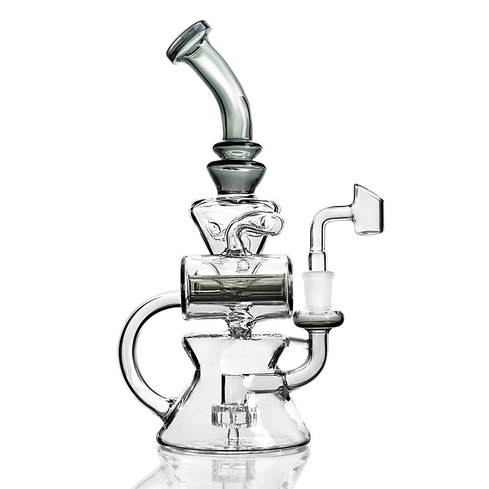 hookahs heady glass bongs bong beaker smoking pipes banger carb cap dab nail recycler bubblers-image-384756306
