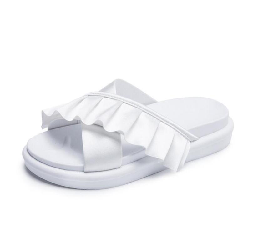 

2020 summer slides women flip flops sandals platform sandali donna infradito chanclas mujer chaussure femme pantoufle tong femme, White