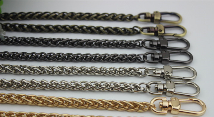 

New 120cm Metal Bags Chain For Handbag Bag Strap belts women messenger Purse Luggage Hardware Accessories