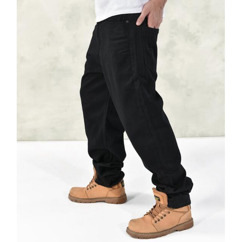 

2020 New Man loose pants HIP HOP Skateboard Pants Men's Fashion trousers Black Size 30-46