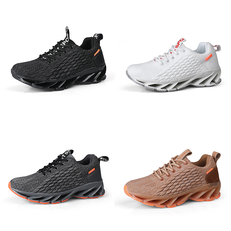 

HOT white black Gray brown cushion TYPE4 lace young MEN women boy lgirl Running Shoes Fluorescence low cut Designer trainers Sports Sneaker, Color#4