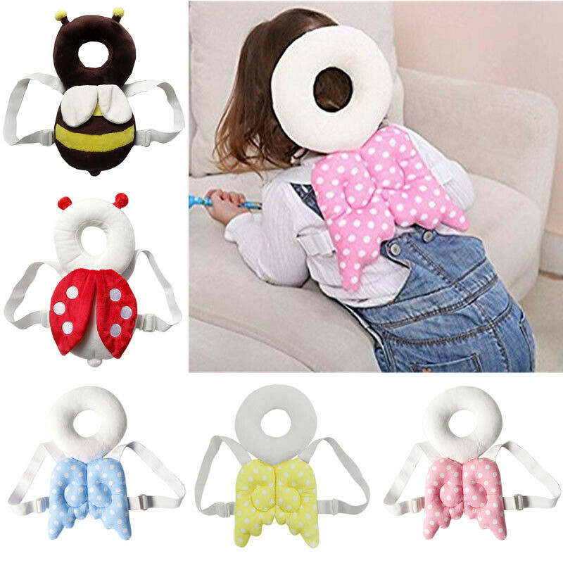 Baby Cotton Crash Pad Secure Animal Cushion Nursing Drop resistance Wing Child Head protection Toddler Pad Pillow-image-484671209