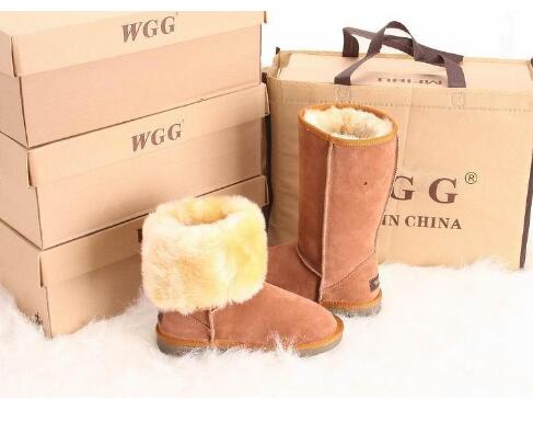 

FREE shipping 2020 High Quality WGG Women's Classic tall Boots Womens Snow boots Winter leather boot US SIZE 4---13, Chestnut