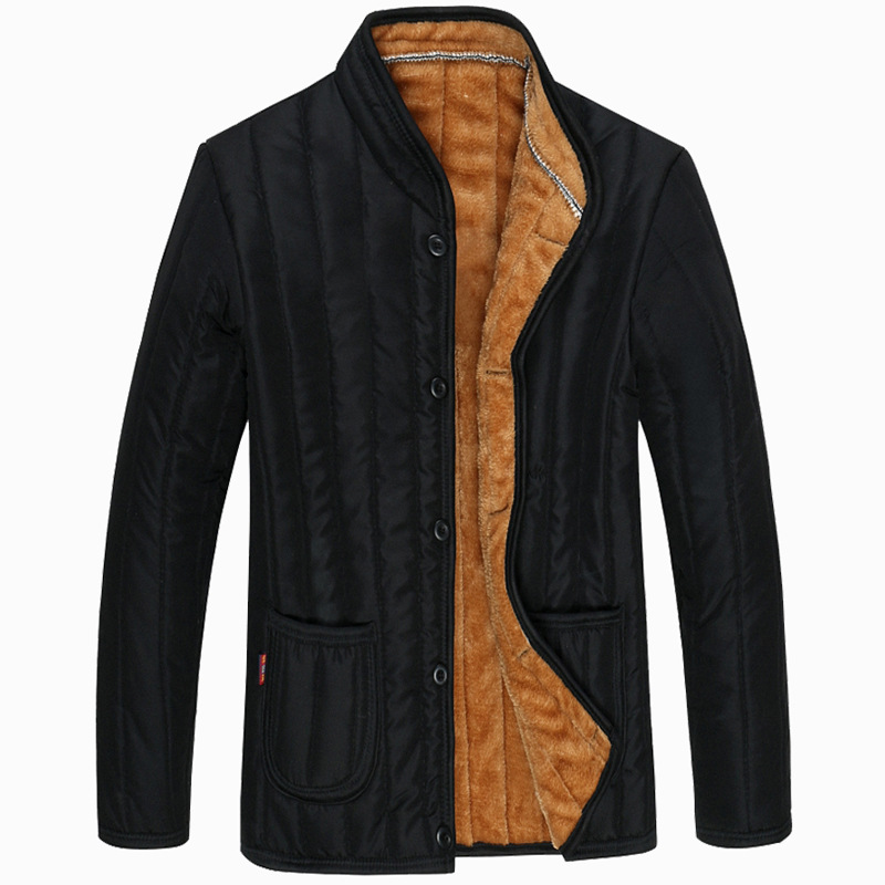 

Men Winter Warm Down Jackets Outwear Warm Coats New Men Thicker Down Parkas, Black