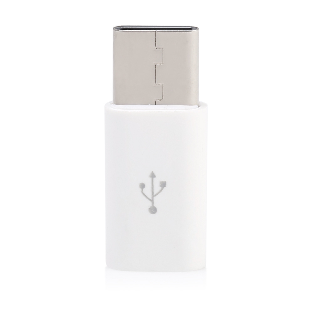 

USB 3.1 Type-C Male to Micro USB Female Converter, White